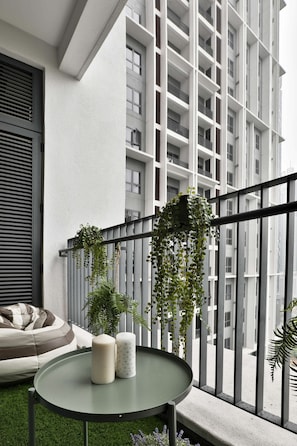 Apartment, 1 Bedroom | Balcony - Cozy Meditative Corner in KL City (Kuala Lumpur)