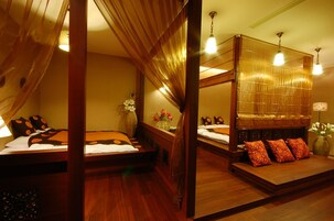 豪華四人房 | 遮光布/窗簾、免費無線上網