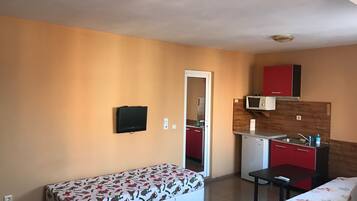 Standard Studio, 1 Bedroom, Balcony, City View | 1 bedroom, soundproofing, iron/ironing board, rollaway beds