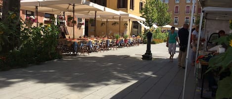 Vue sur la rue