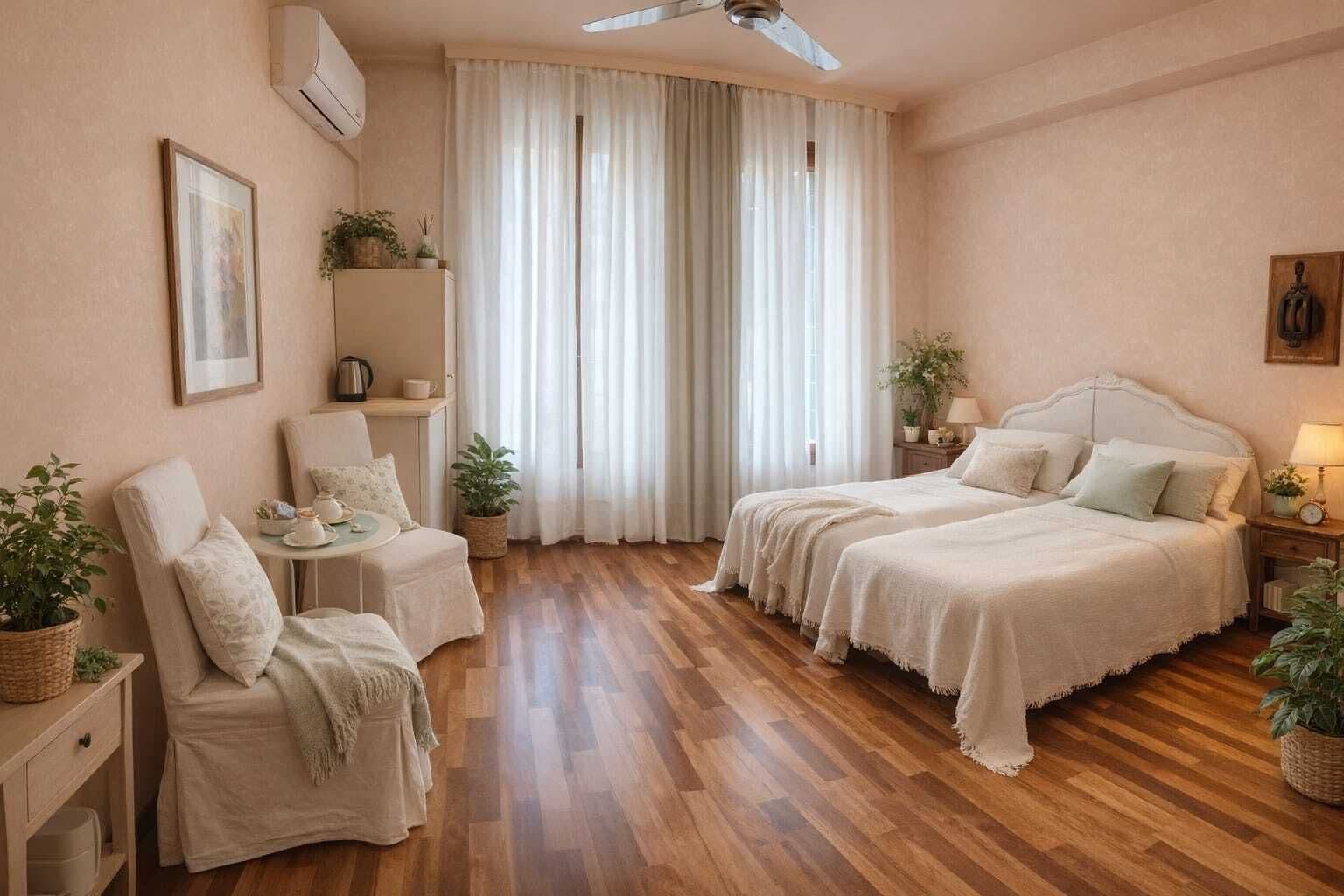 Chambre | Couette en duvet d'oie, Wi-Fi gratuit, draps fournis