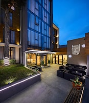 Front of property - evening/night