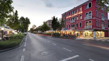 Blick von der Unterkunft