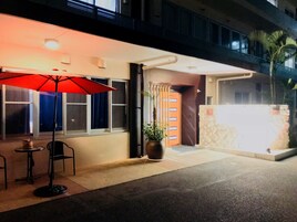 Entrada al alojamiento