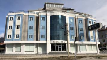 Façana frontal de l'allotjament