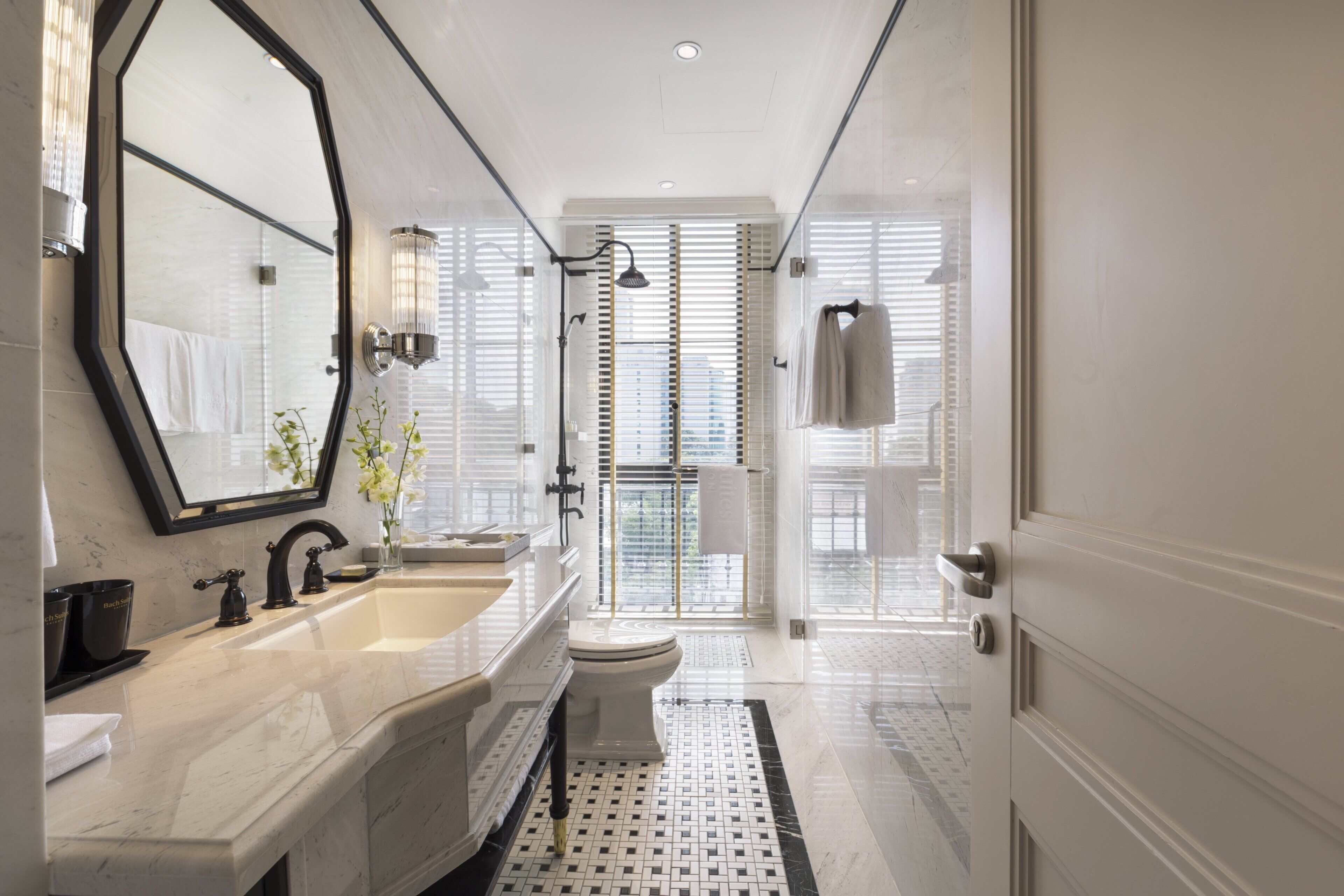 free toiletries, hair dryer, bathrobes, slippers