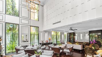 Breakfast served, local and international cuisine