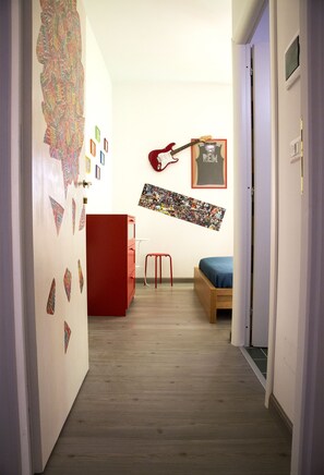 1 bedroom, blackout curtains, iron/ironing board, free WiFi