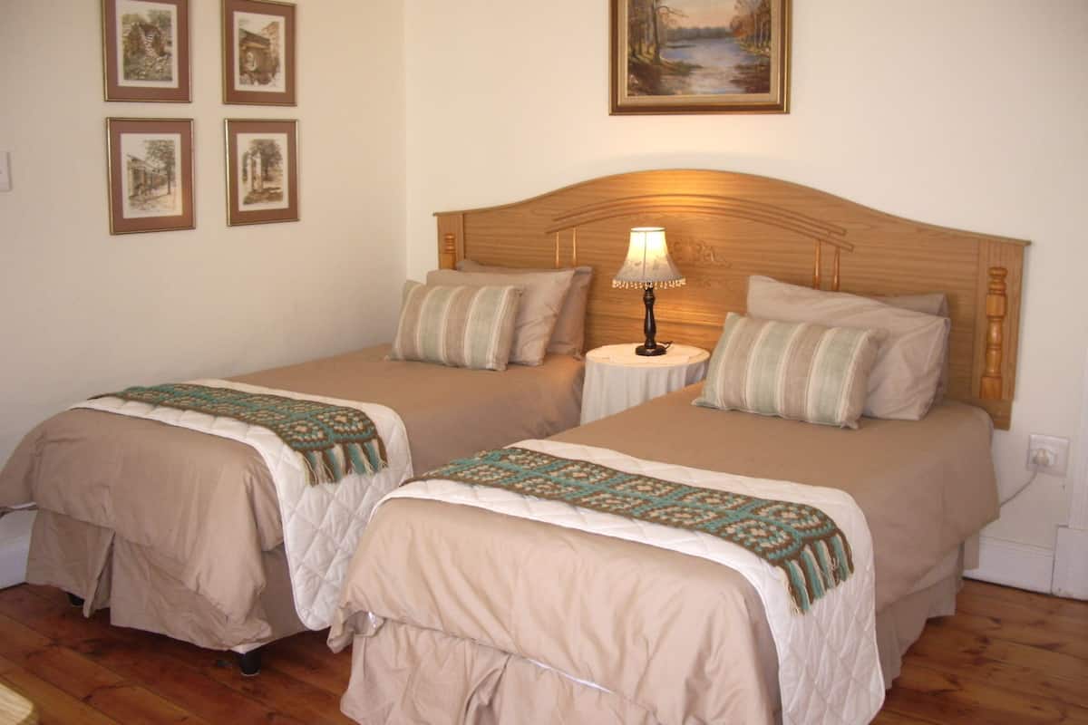 Habitación con 2 camas individuales | 1 habitación, escritorio y wifi gratis