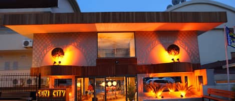 Façade de l’hébergement