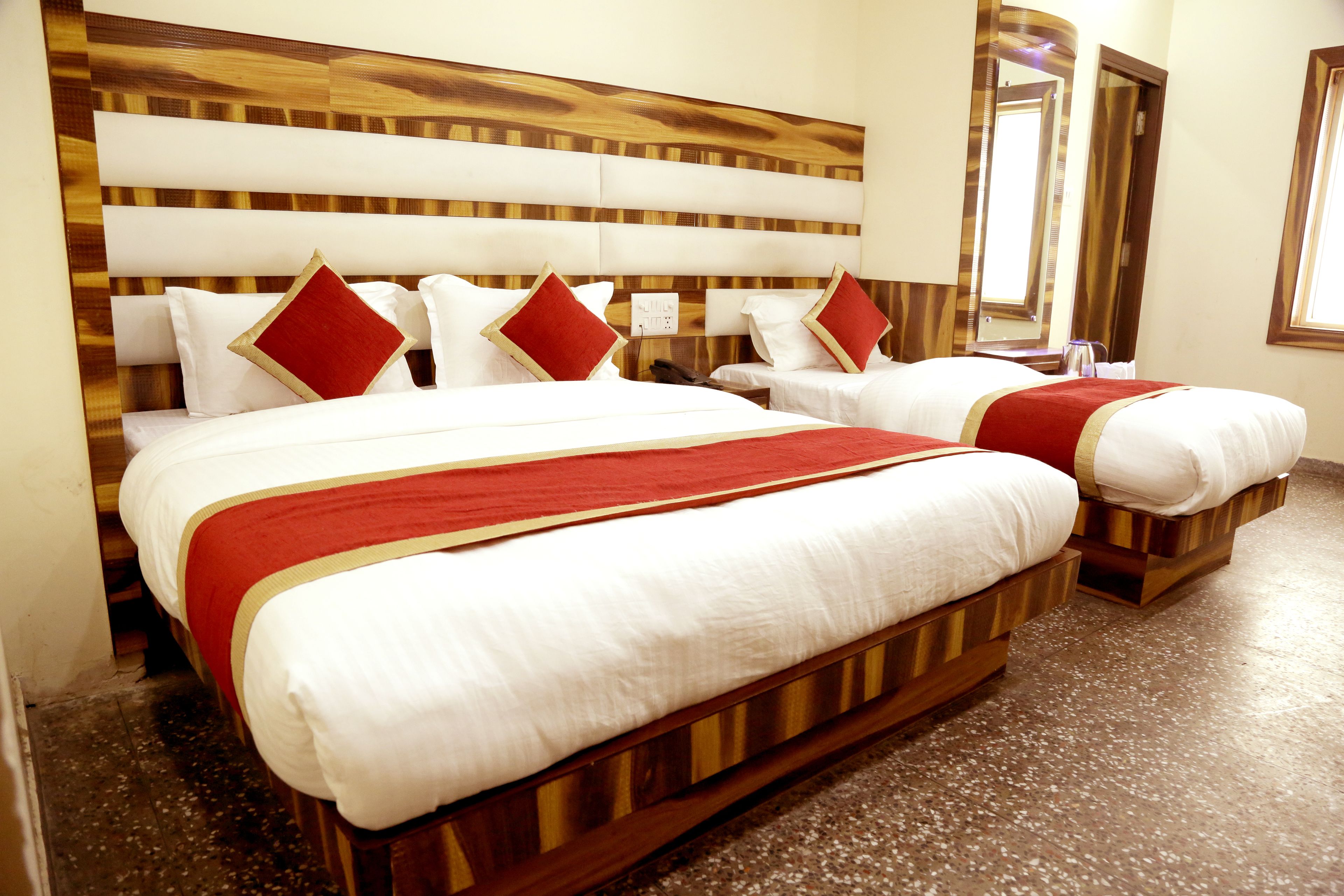 Deluxe Triple Room, Multiple Beds | View from room