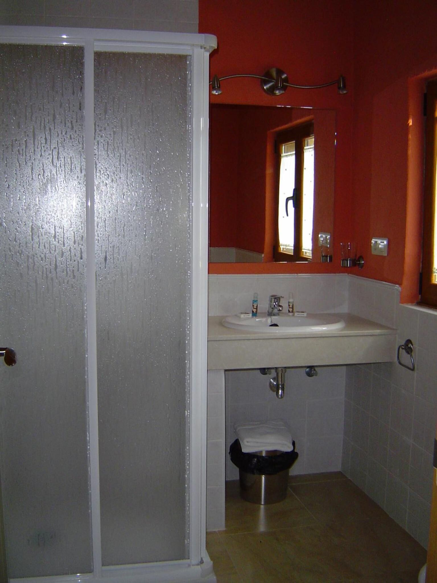 free toiletries, hair dryer, bidet, towels