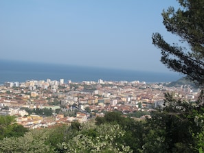 Blick von der Unterkunft