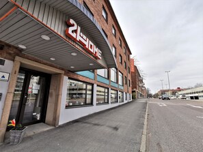 Façana frontal de l'allotjament