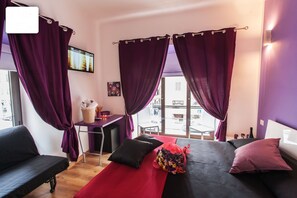 Appartement, 2 chambres | Bureau, fer et planche à repasser, lits bébé (gratuits)