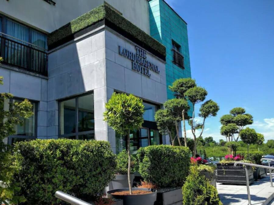 Façana frontal de l'allotjament