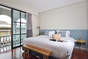 华丽双人房 | 5 多间卧室、办公桌、隔音、免费 WiFi