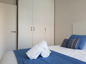 Iron/ironing board, free cots/infant beds, free WiFi, bed sheets