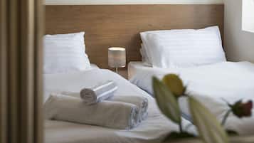 Deluxe Twin Room | Desk, iron/ironing board, free WiFi, bed sheets