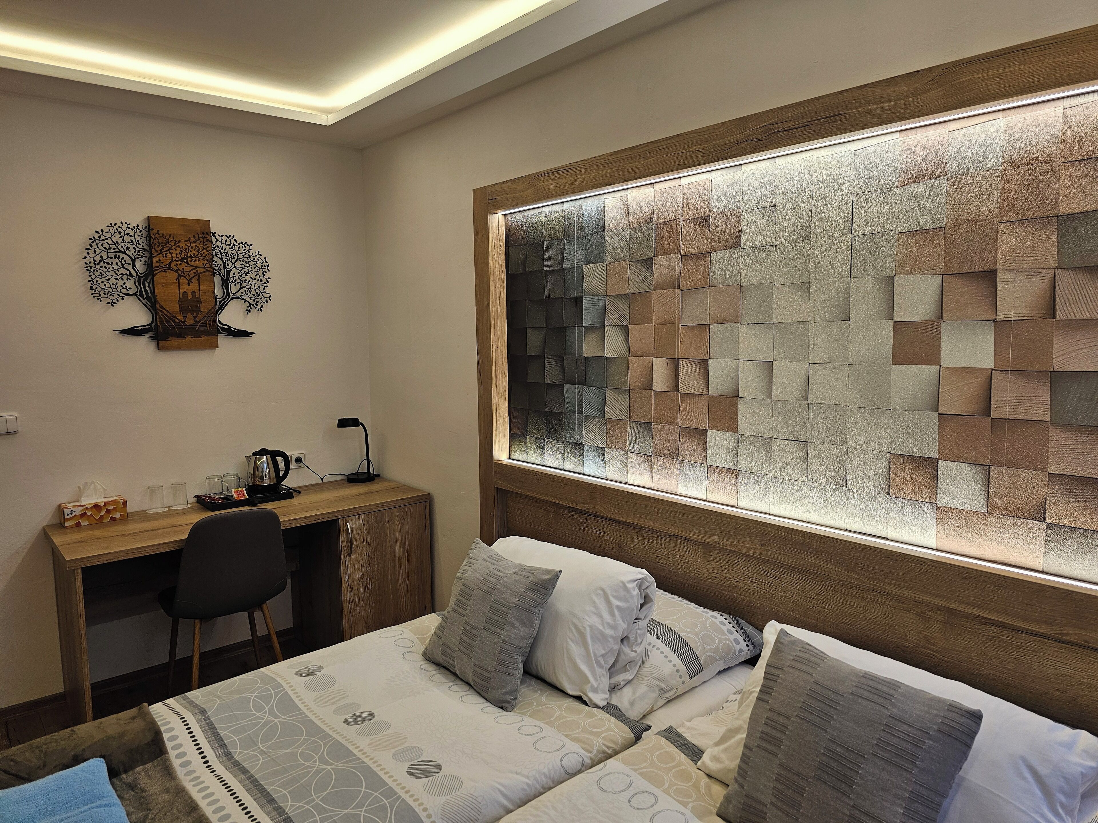 Standard Double or Twin Room, Refrigerator | Pillowtop beds, desk, blackout drapes, soundproofing