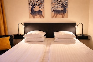 Standard Double Room | Premium bedding, blackout drapes, soundproofing, free WiFi