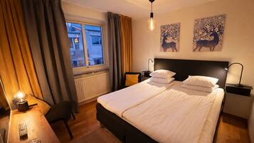 Standard Double Room | Premium bedding, blackout drapes, soundproofing, free WiFi