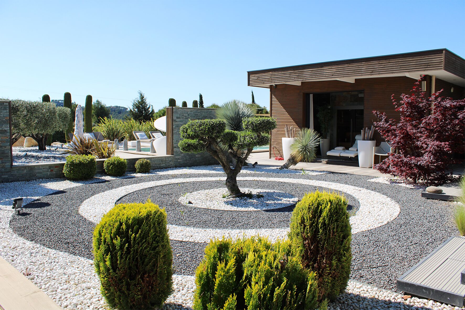 Espace mariage en plein air