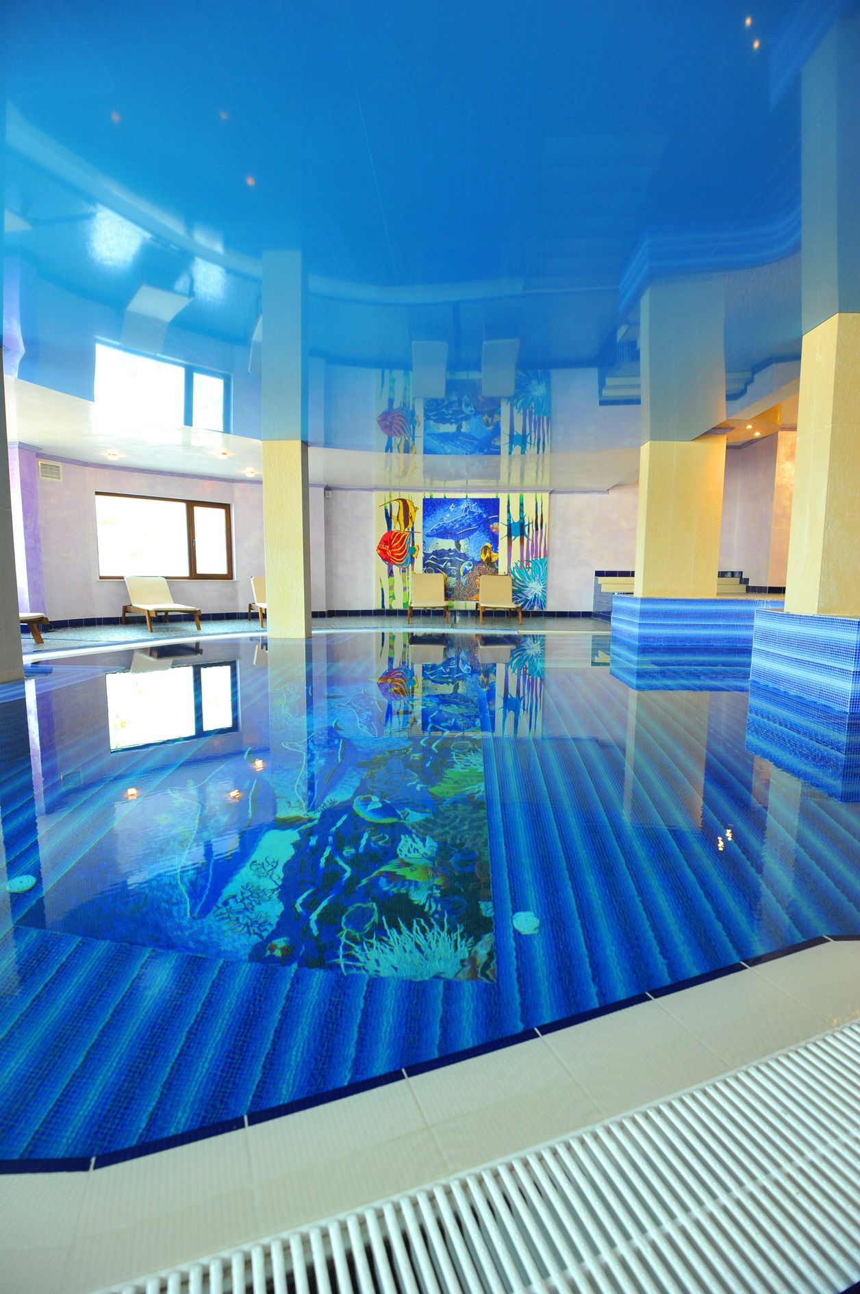 Indendørs pool, liggestole