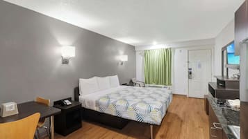 Blackout drapes, iron/ironing board, WiFi (free), bed sheets
