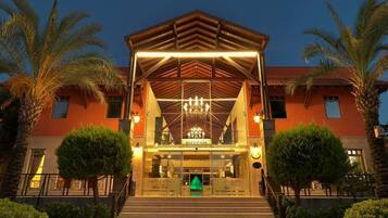 Front of property – evening/night