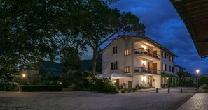 Front of property - evening/night