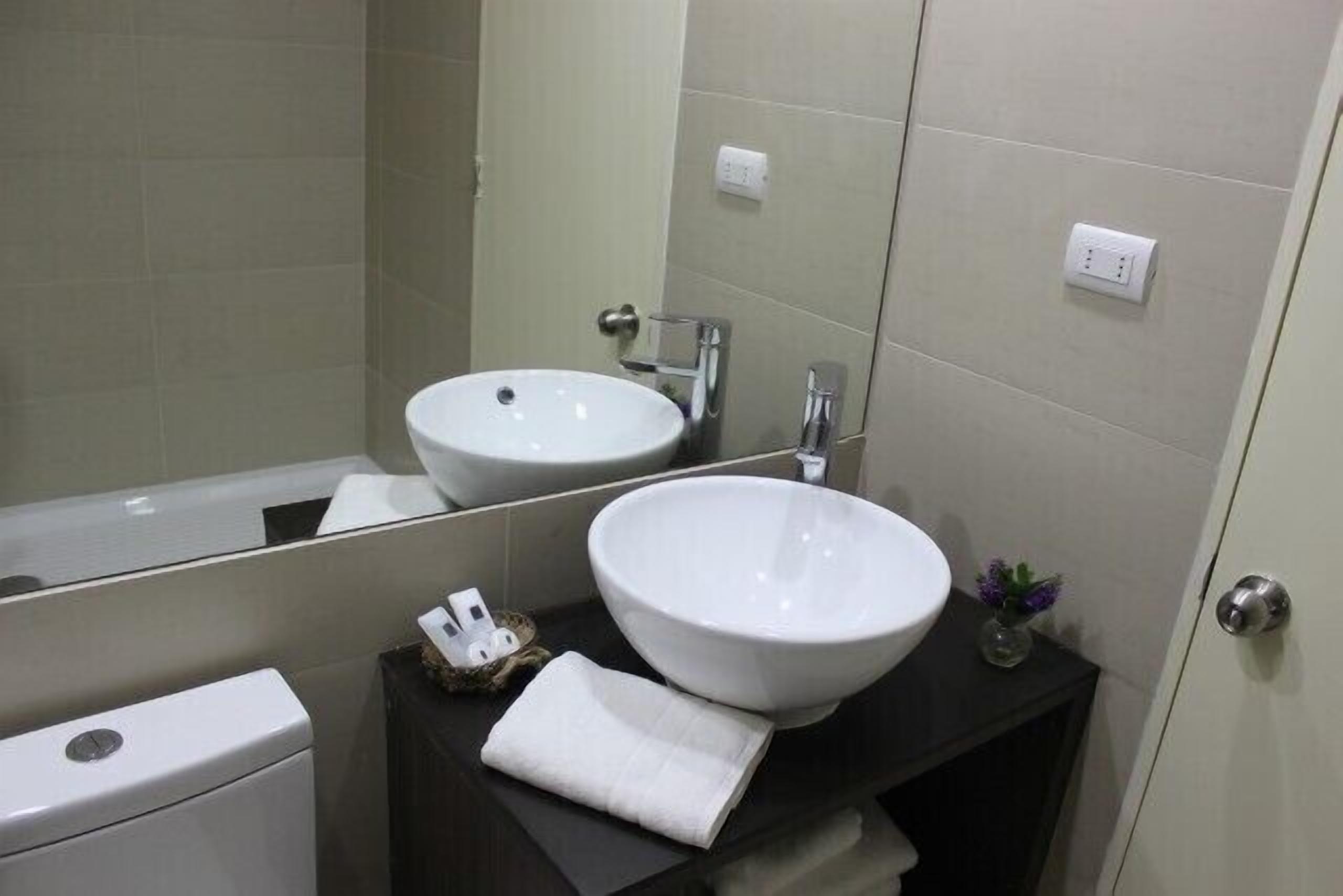 standard double room, 1 king bed | bathroom | shower, free toiletries, hair dryer, towels