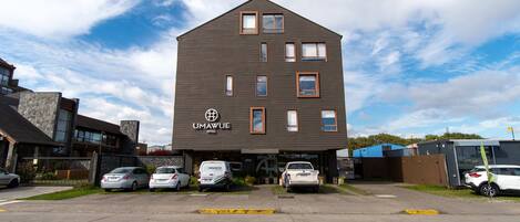 Majoituspaikan julkisivu