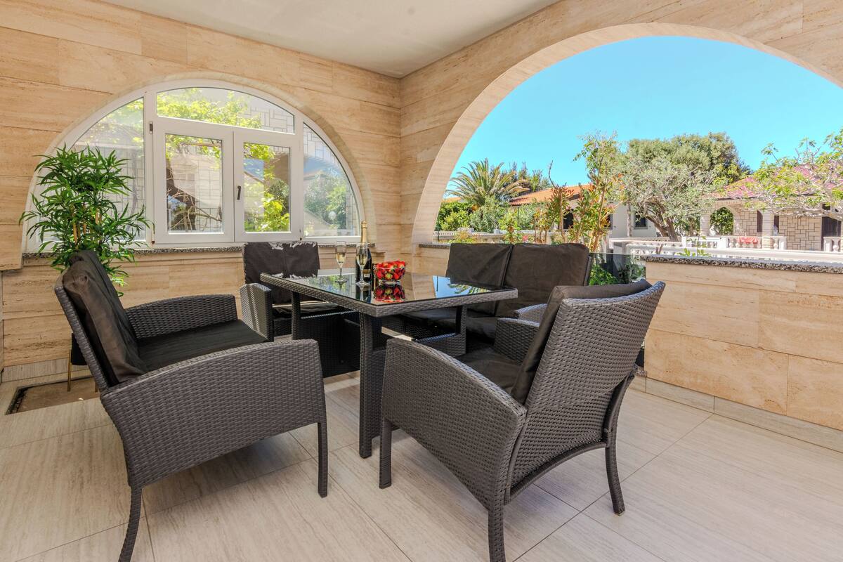 Apartment, Partial Sea View, A4 | Terrace/patio