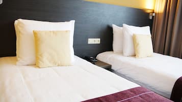 Comfort Double or Twin Room | Premium bedding, in-room safe, desk, iron/ironing board
