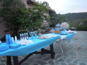 Opções para refeição ao ar livre