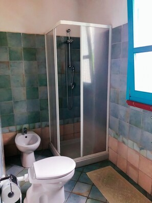 Kamar Double, akses difabel, Bebas Asap Rokok | Kamar mandi | Shower, pancuran hujan, perlengkapan mandi gratis, dan pengering rambut