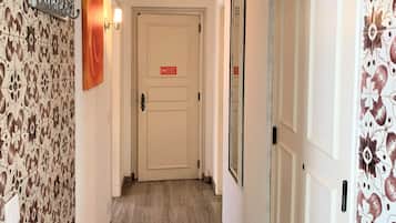 Minibar, tabla de planchar con plancha, wifi gratis y ropa de cama