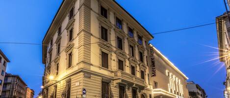 Front of property – evening/night