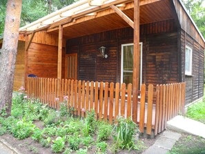 Terrace/patio - Feriendorf Finnhütte (Niesky)