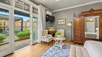 Suite Premier, 1 cama de matrimonio grande, patio, vistas al jardín | Terraza o patio