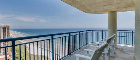 Maisonette, 2 Schlafzimmer, Nichtraucher, Strandblick | Balkon