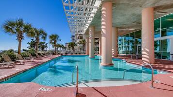 Indoor pool, outdoor pool