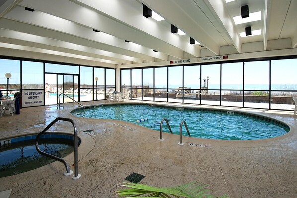 Indoor pool, outdoor pool