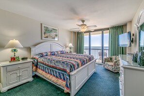 Leilighet, 3 soverom, strandutsikt | Strykejern/-brett, wi-fi (inkludert) og sengetøy