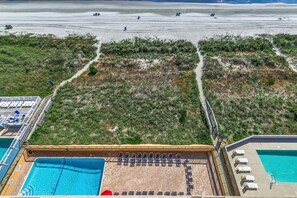 Condo, 3 chambres, vue sur la plage | Vue de la chambre