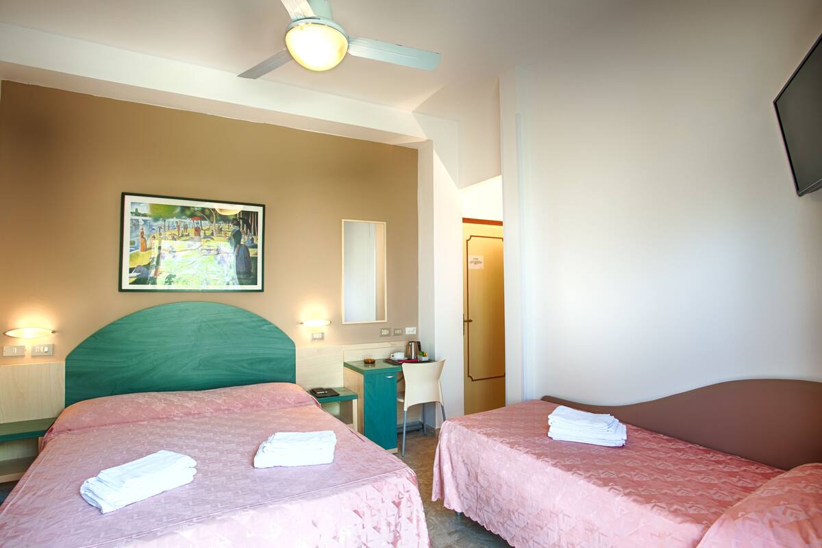 Minibar, in-room safe, desk, cots/infant beds