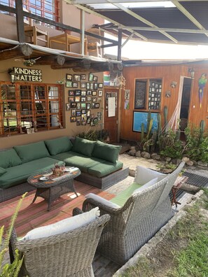Zona de estar del vestíbulo