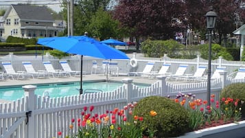 Indoor pool, seasonal outdoor pool