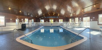 Indoor pool, seasonal outdoor pool